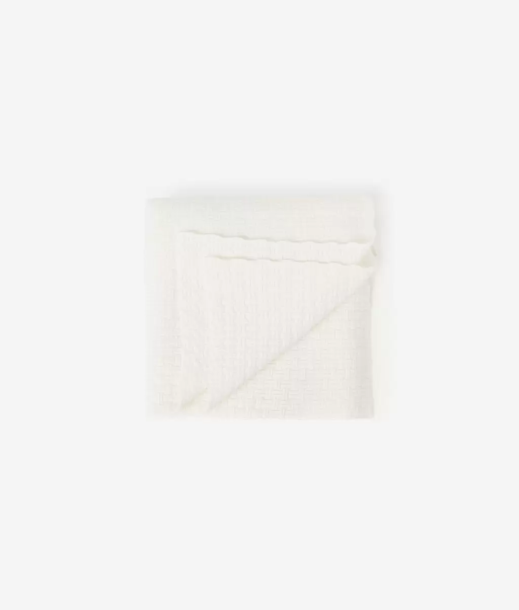 Falconeri Manta De Caxemira Camisolas Decote Em V Senhora White - 2