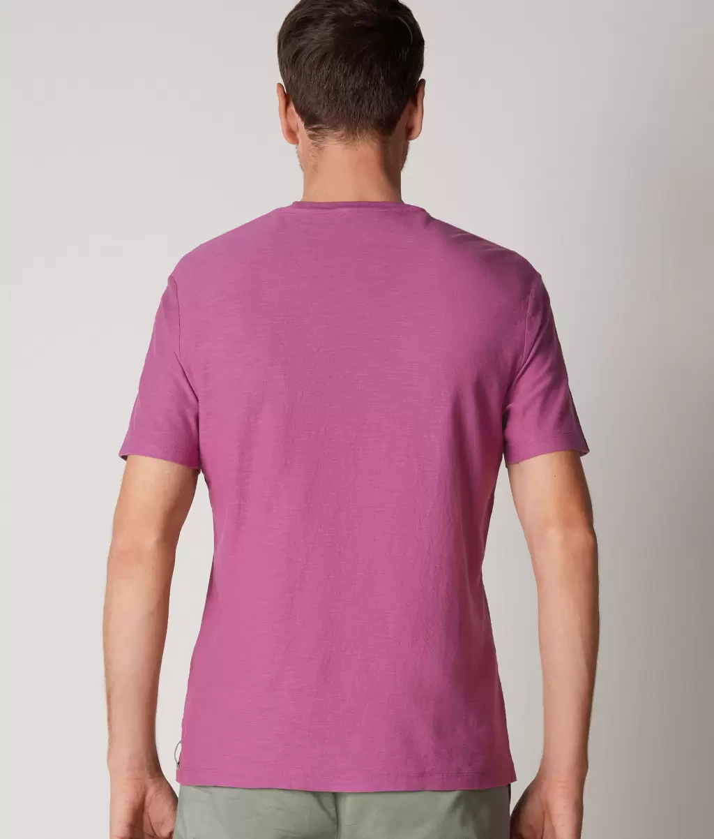 Homem Falconeri T-Shirts E Polos T-Shirt Em Algodão Twist Pink - 2