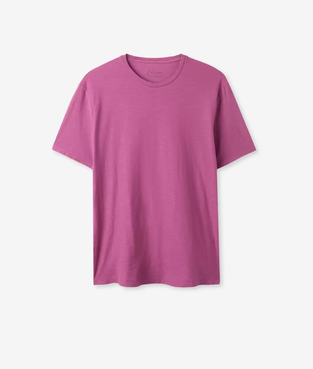 Homem Falconeri T-Shirts E Polos T-Shirt Em Algodão Twist Pink - 4