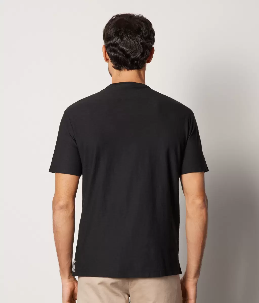 T-Shirts E Polos Falconeri T-Shirt Em Algodão Twist Homem Black - 2