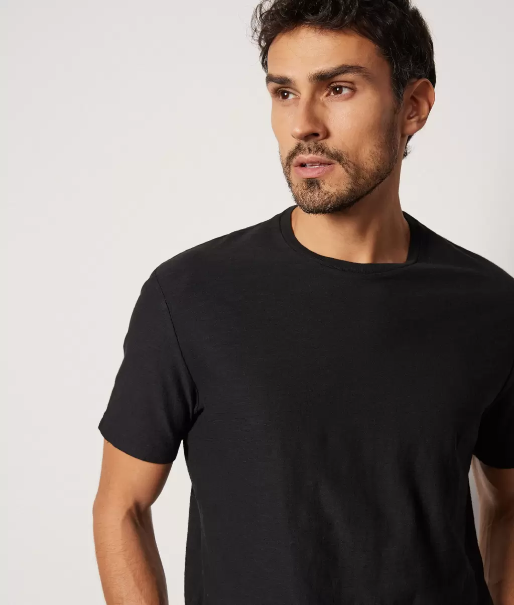 T-Shirts E Polos Falconeri T-Shirt Em Algodão Twist Homem Black - 3