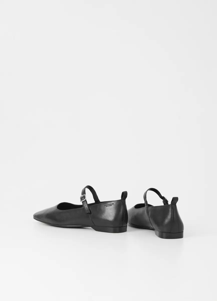 Vagabond Mulher Mary Janes Qualidade Black Leather Delia Shoes - 3