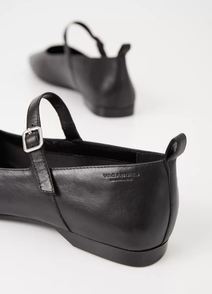 Vagabond Mulher Mary Janes Qualidade Black Leather Delia Shoes - 4