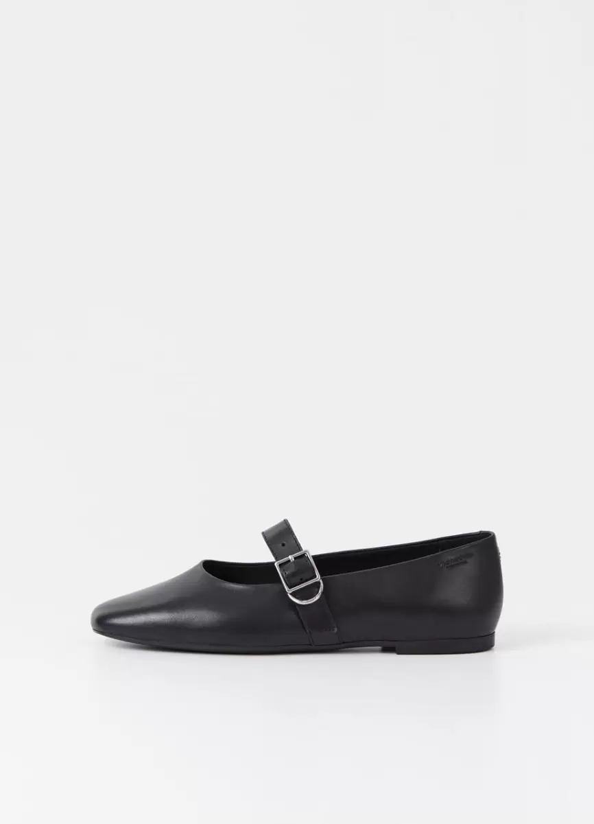 Saída Mary Janes Jolin Shoes Mulher Vagabond Black Leather - 1