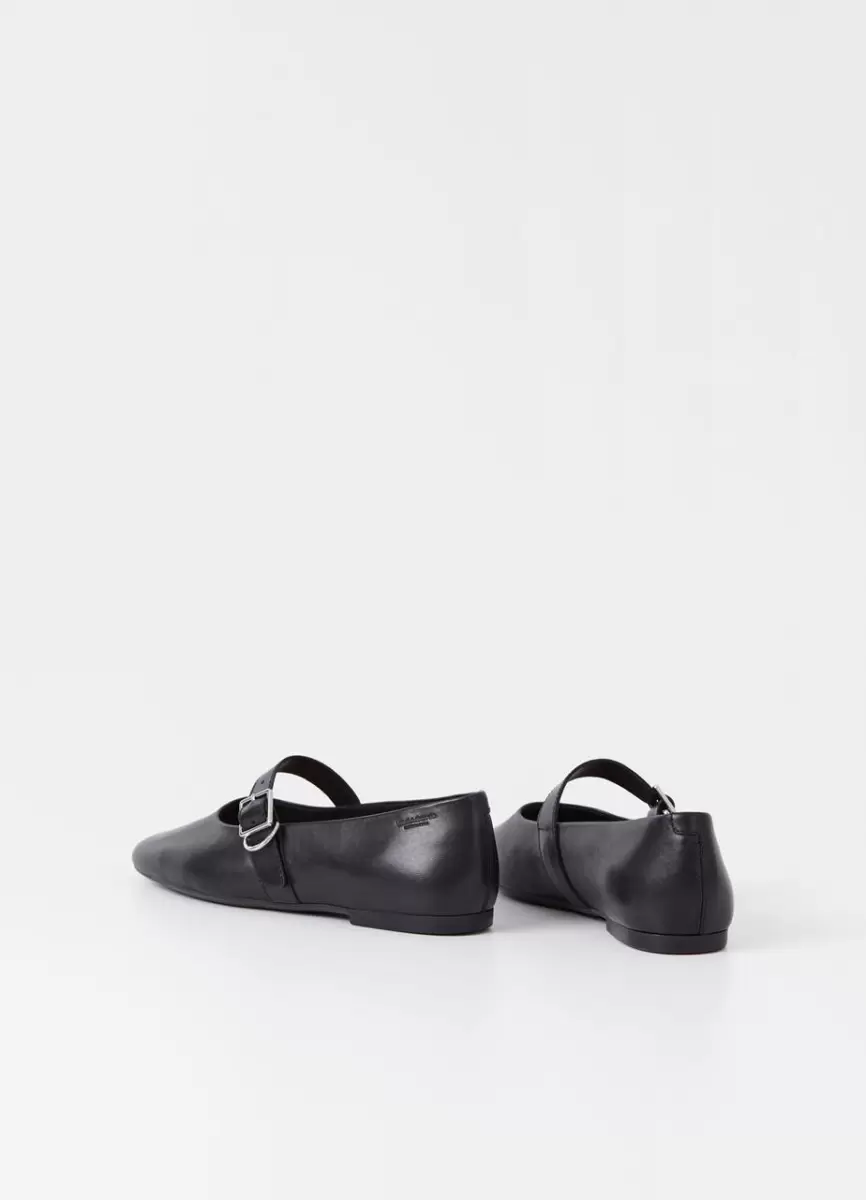 Saída Mary Janes Jolin Shoes Mulher Vagabond Black Leather - 2