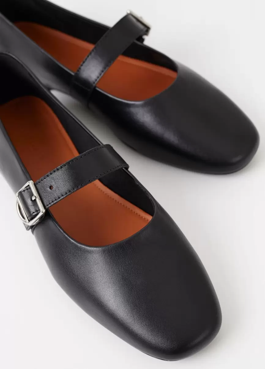 Saída Mary Janes Jolin Shoes Mulher Vagabond Black Leather - 3