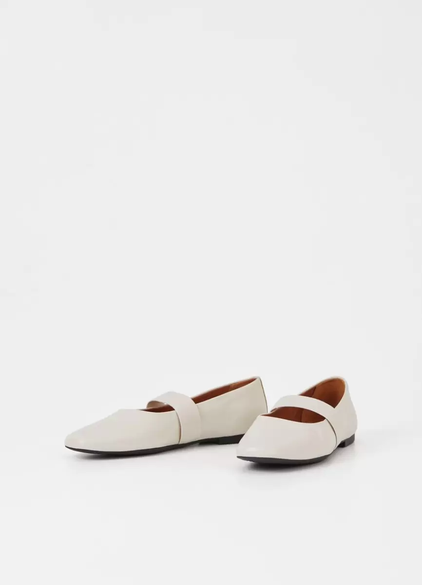 Mary Janes Jolin Shoes Personalização Mulher Off White Leather Vagabond