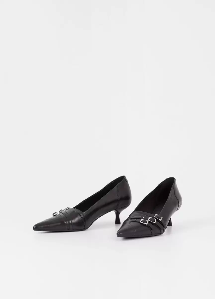 Vagabond Mulher Sapatos De Salto Alto Lykke Pumps Black Leather Uniformidade - 2