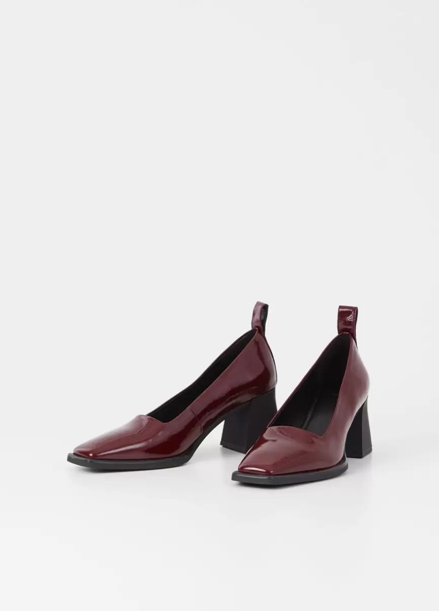 Vagabond Sapatos De Salto Alto Red Patent Leather Mulher Promoção Hedda Pumps - 2