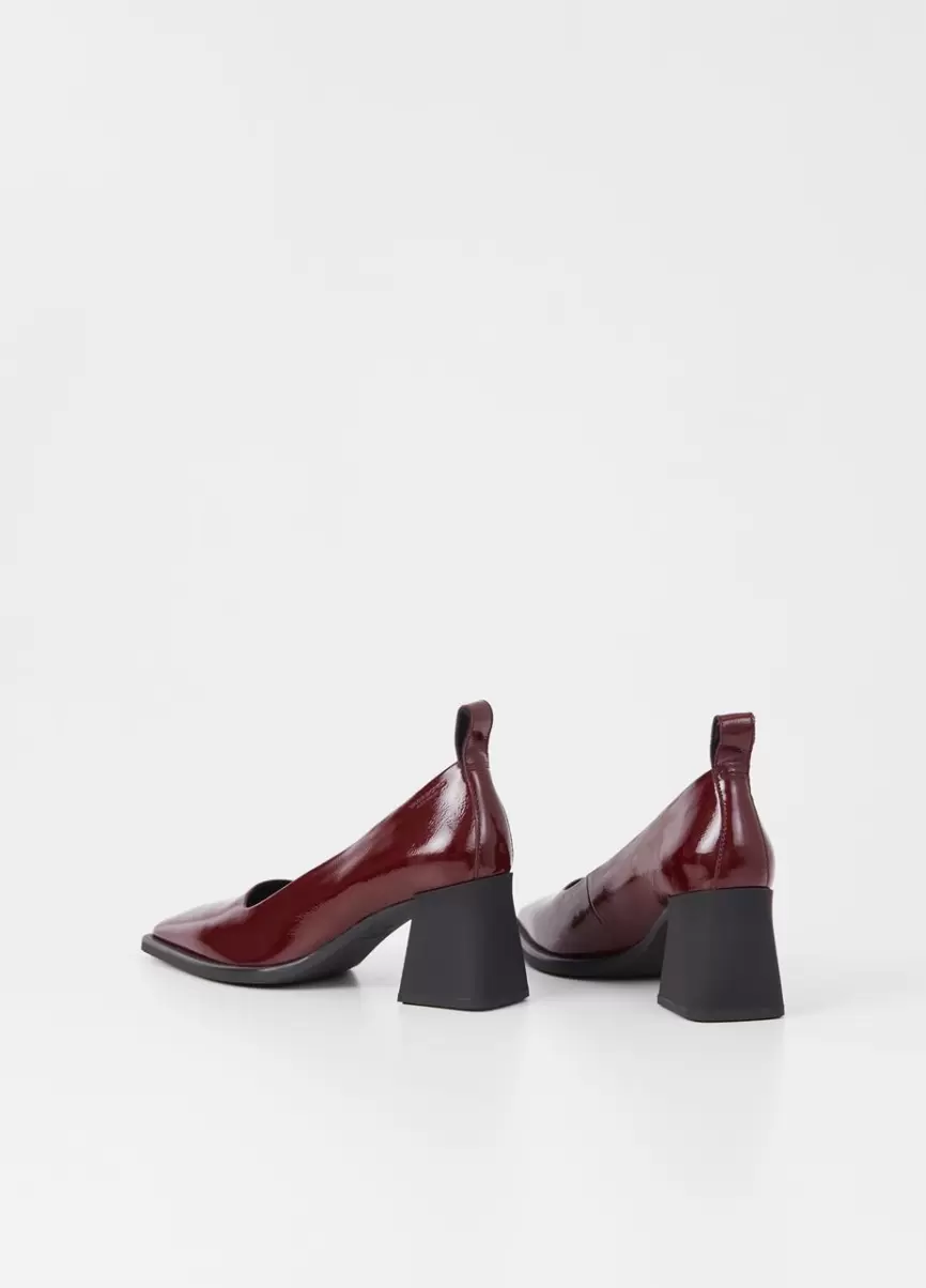Vagabond Sapatos De Salto Alto Red Patent Leather Mulher Promoção Hedda Pumps - 3