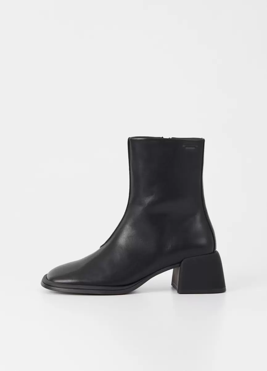 Disponível Mulher Black Leather Botas Vagabond Ansie Boots - 1