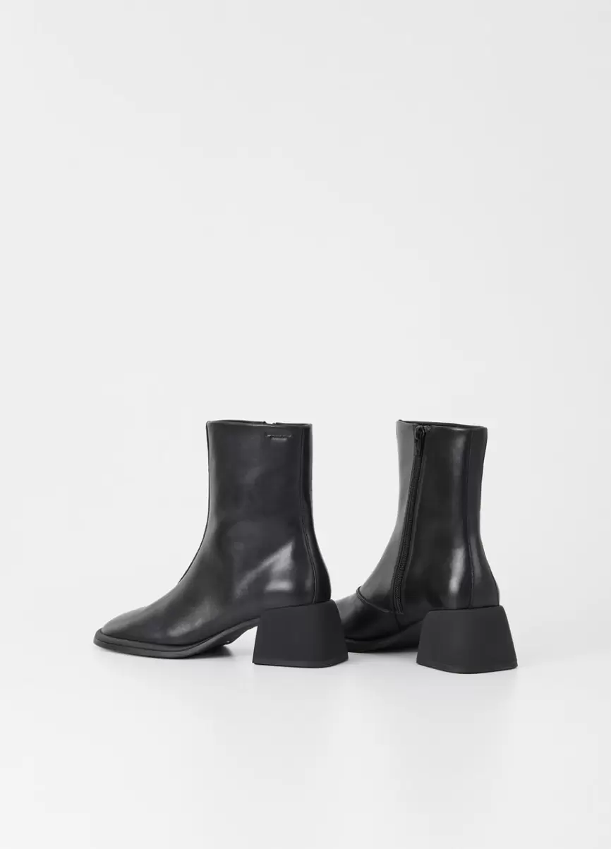 Disponível Mulher Black Leather Botas Vagabond Ansie Boots - 3