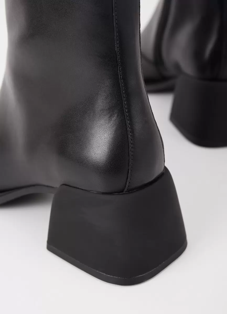 Disponível Mulher Black Leather Botas Vagabond Ansie Boots - 4