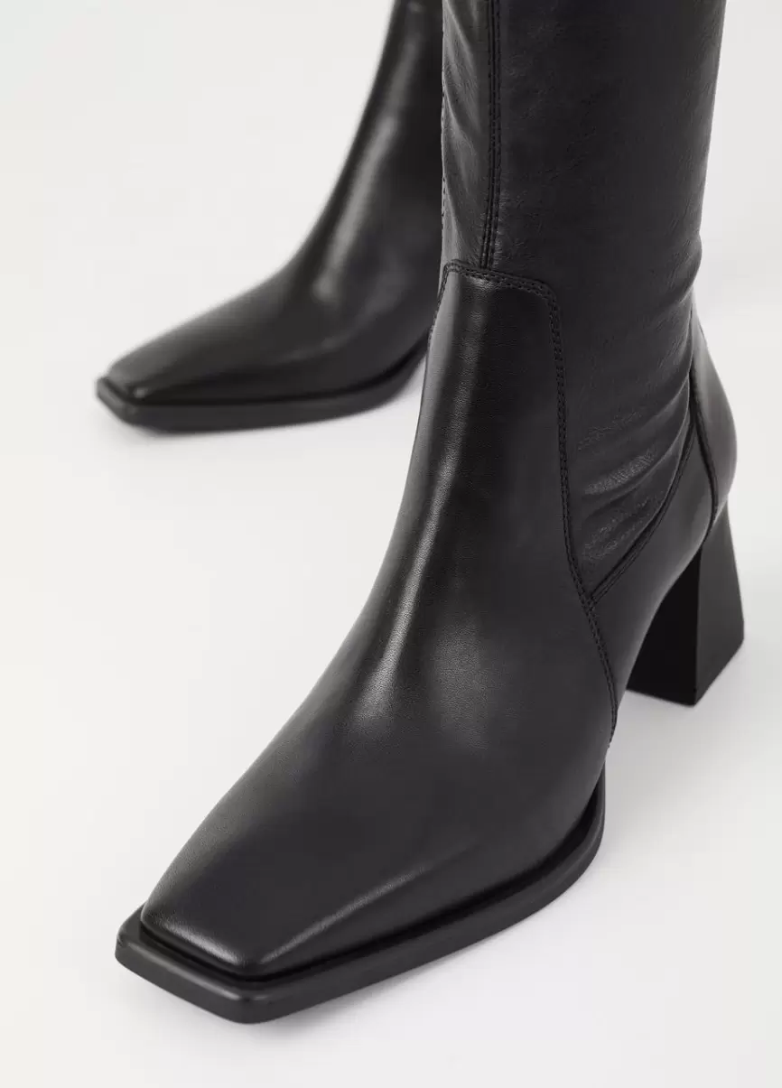 Mulher Botas Personalização Hedda Boots Black Leather/Comb Vagabond - 4