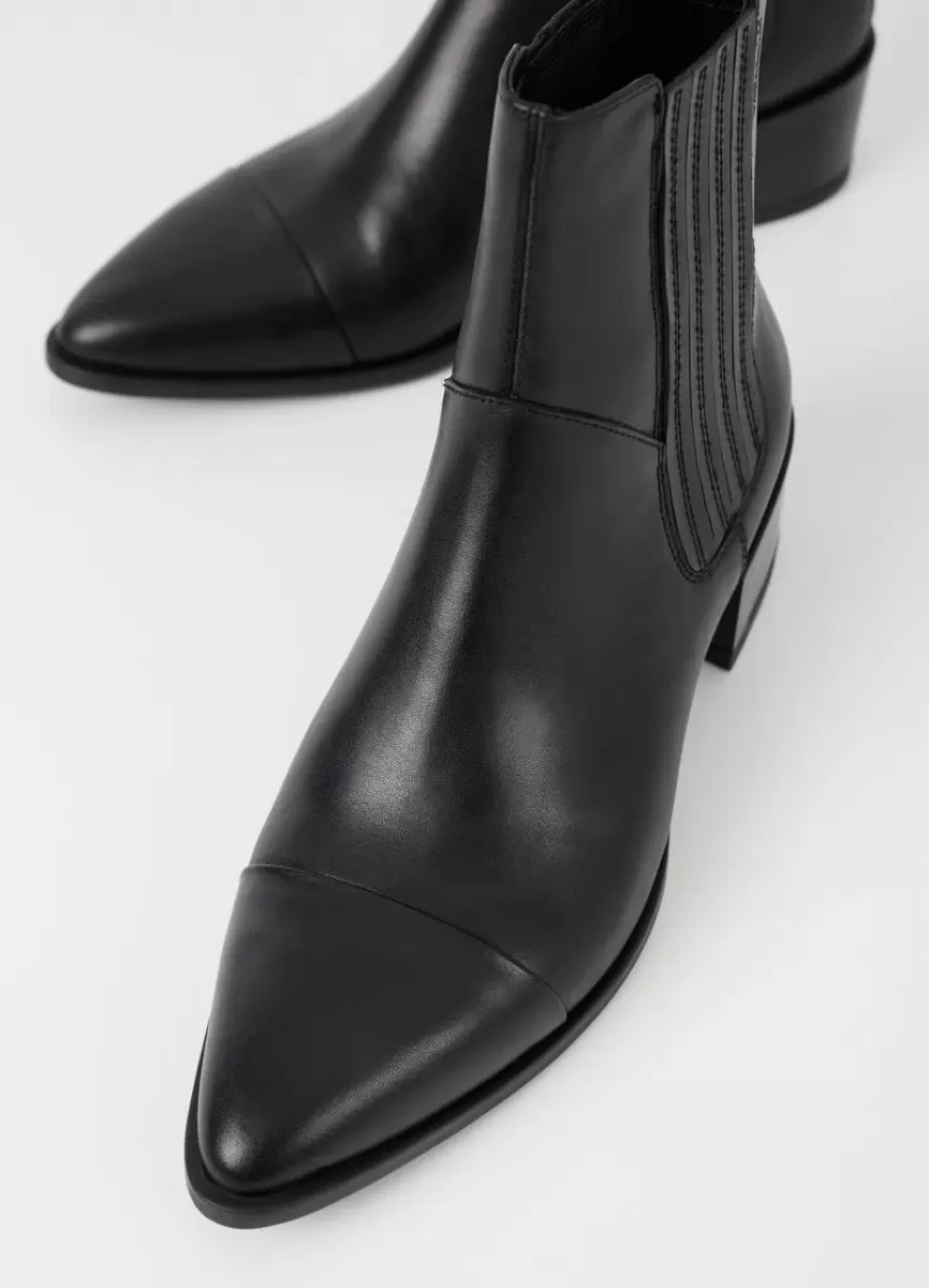 Vagabond Mulher Botas Qualidade Marja Boots Black Leather - 4