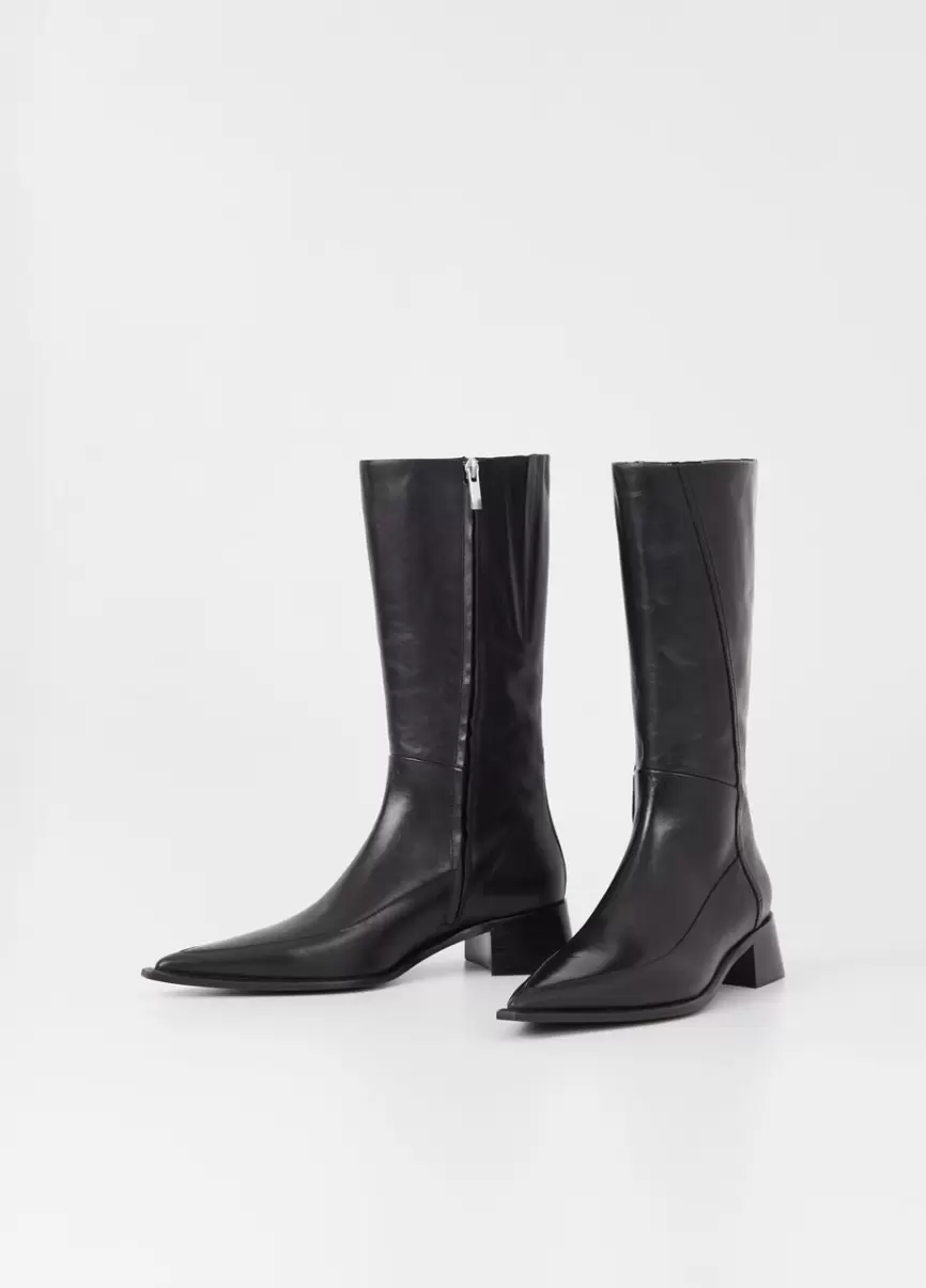 Samira Boots Botas Black Leather Mulher Recomendar Vagabond - 2
