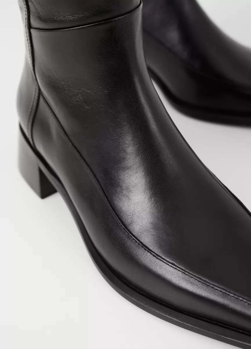Samira Boots Botas Black Leather Mulher Recomendar Vagabond