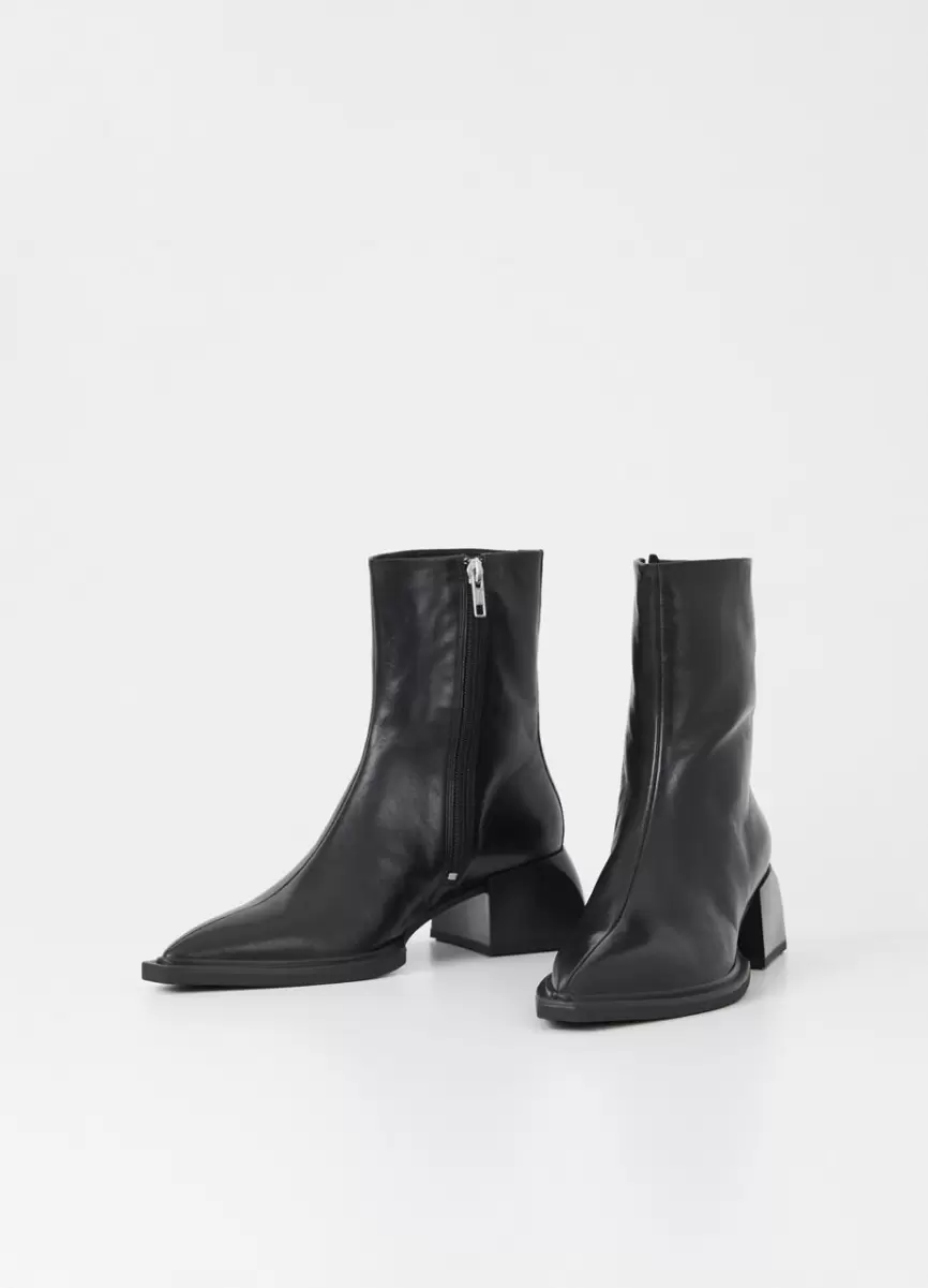Vagabond Black Leather Botas Mulher Novo Produto Vivian Boots - 2