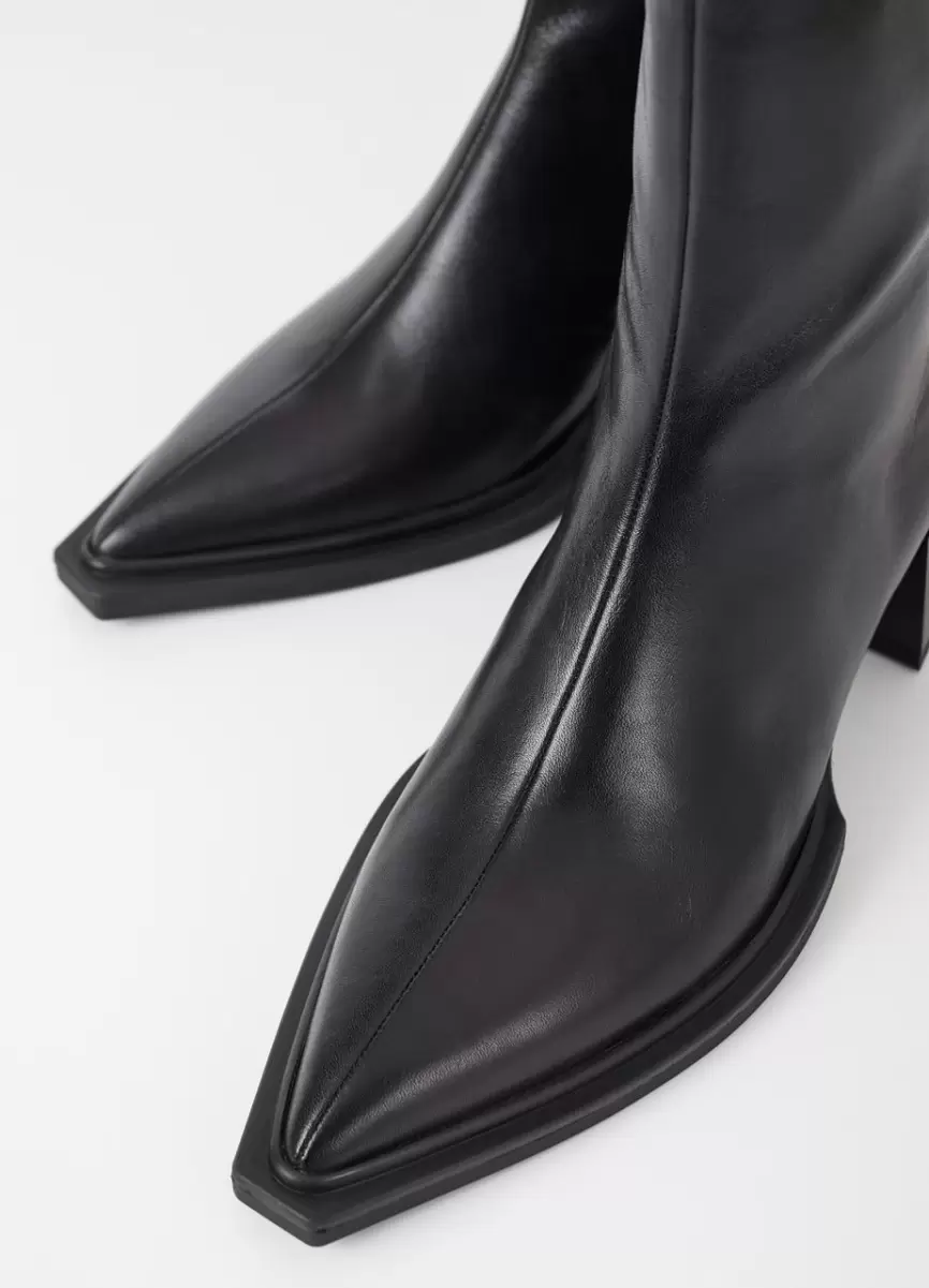 Vagabond Black Leather Botas Mulher Novo Produto Vivian Boots - 4