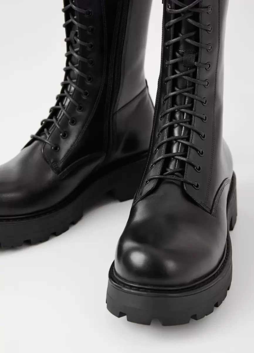 Padronização Black Leather Cosmo 2.0 Boots Botas Mulher Vagabond - 3