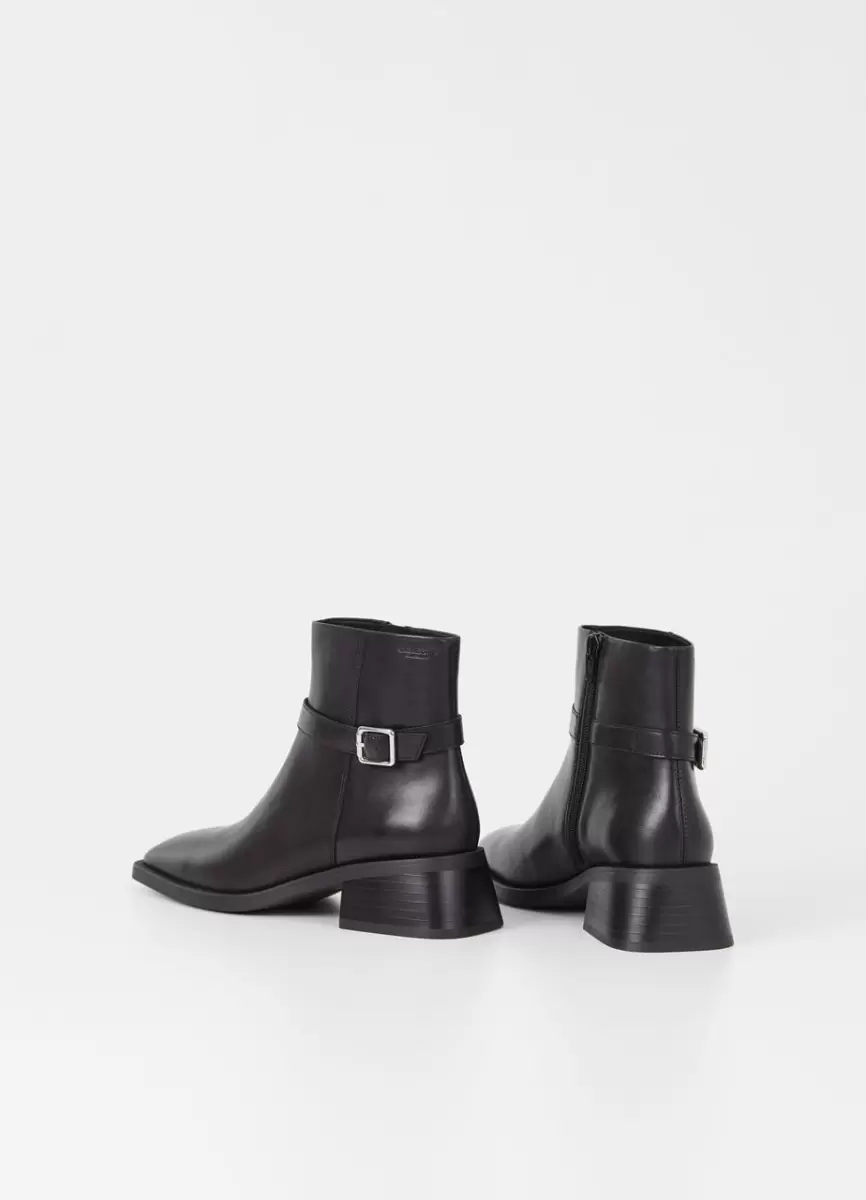 Black Leather Blanca Boots Portugal Botas Vagabond Mulher - 2