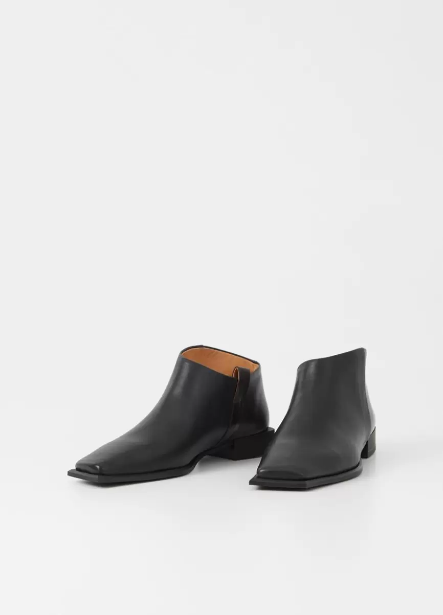 Vagabond Mulher Salma Boots Modelo Mais Recente Botas Black Leather - 2