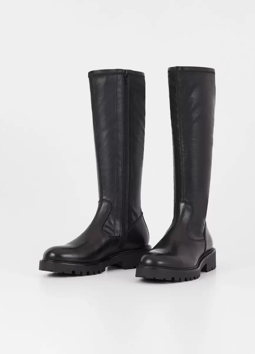 Black Leather/Comb 2024 Kenova Tall Boots Botas Mulher Vagabond - 2