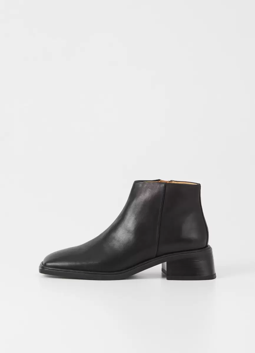 Neema Boots Black Leather On-Line Botas Mulher Vagabond - 1