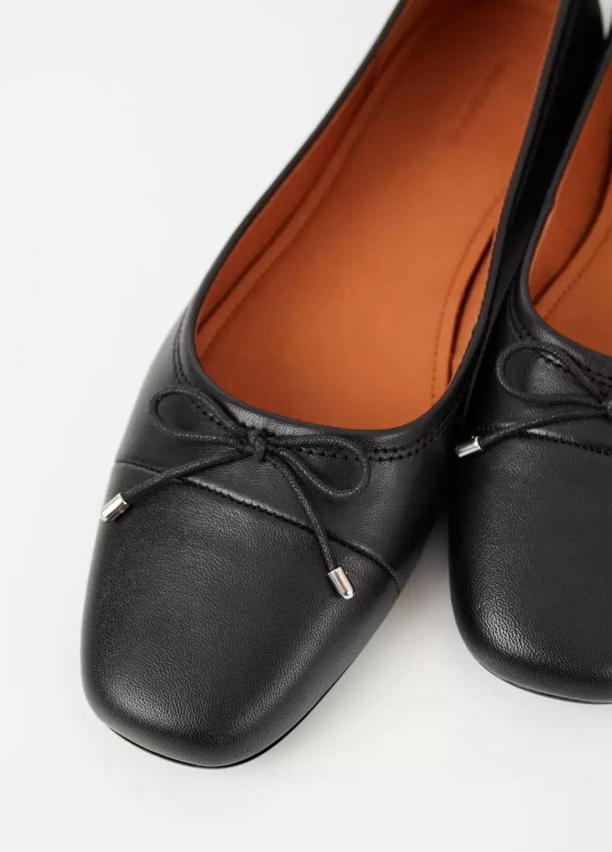 Sabrinas Black Leather Garantido Jolin Shoes Mulher Vagabond - 3