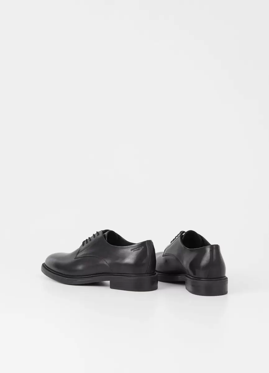 Black Leather Amina Shoes Mulher Vagabond Economia Sapatos - 2