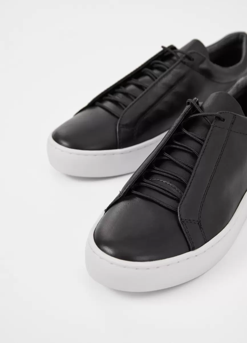 Vagabond Black Leather Oferta Especial Mulher Zoe Sneakers Sapatilhas - 3