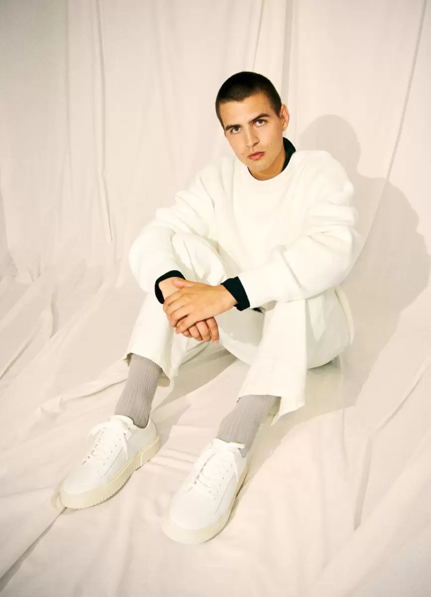 Sapatilhas Confiabilidade Vagabond Derek Sneakers White Leather Homem