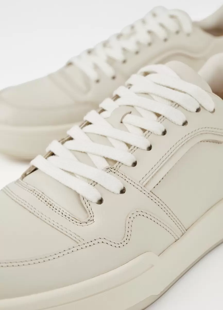 Estoque Homem White Leather Vagabond Cedric Sneakers Sapatilhas - 3