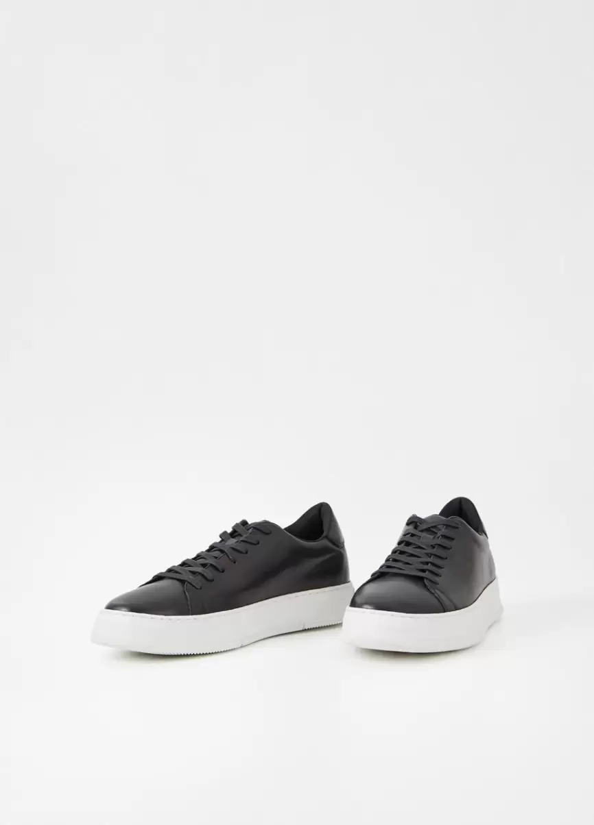 John Sneakers Vagabond Black Leather Qualidade Homem Sapatilhas - 2