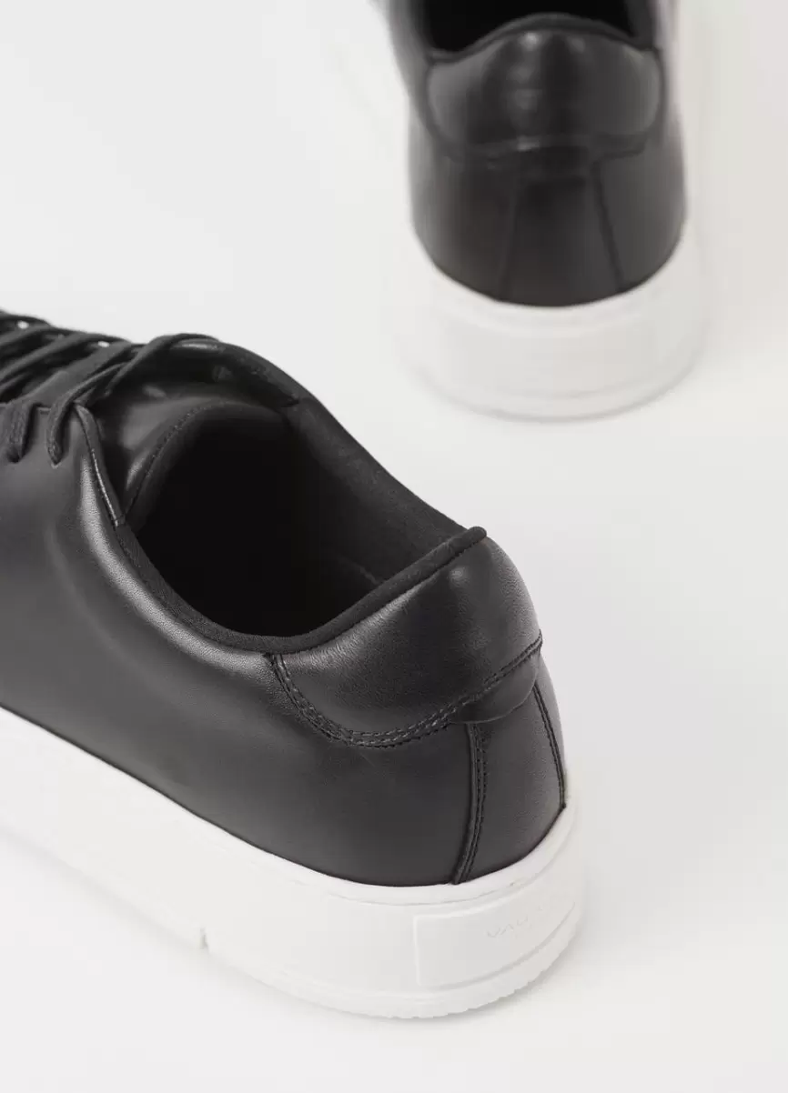 John Sneakers Vagabond Black Leather Qualidade Homem Sapatilhas