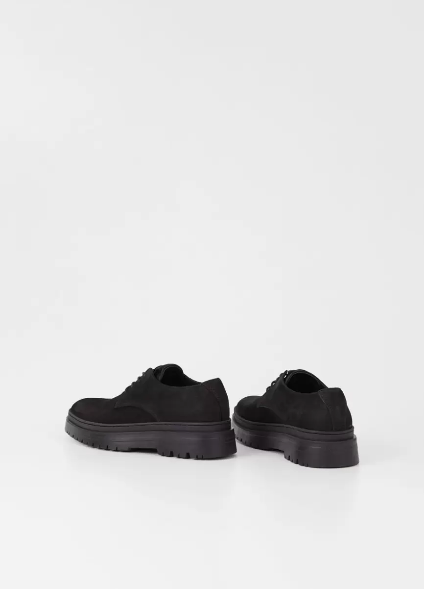 James Shoes Homem Black Nubuck Sapatos Modelo Mais Recente Vagabond - 2