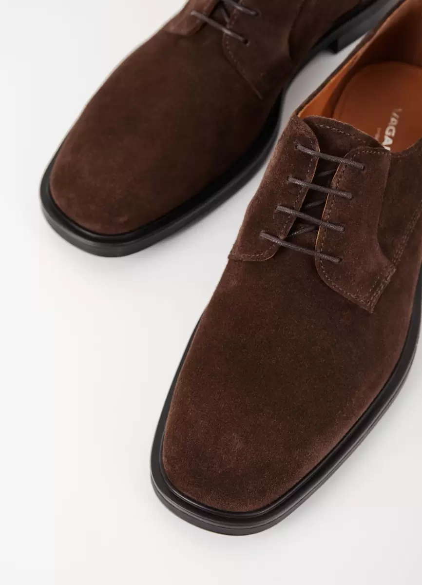 Sapatos Vagabond Inventário Homem Andrew Shoes Brown Suede - 3