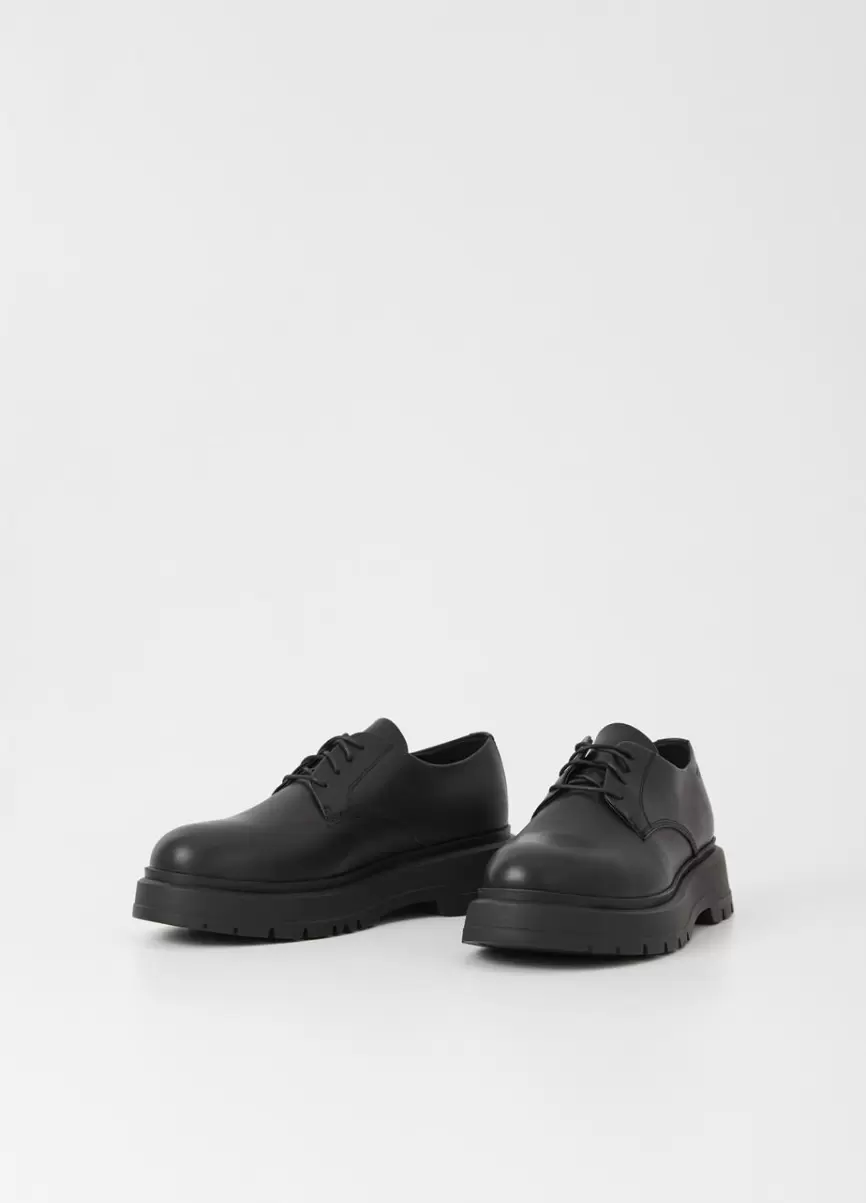 Vagabond Black Leather Recomendar Jeff Shoes Homem Sapatos - 2