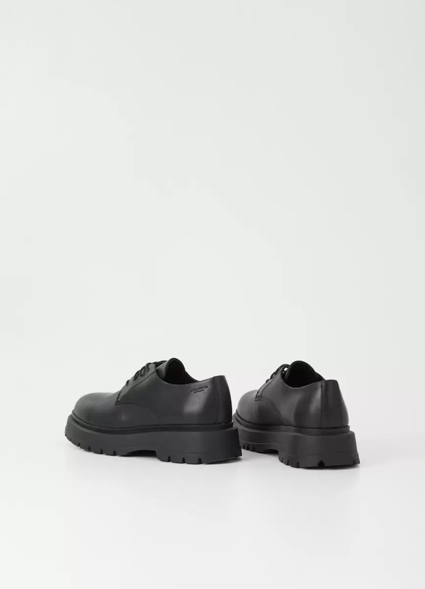 Vagabond Black Leather Recomendar Jeff Shoes Homem Sapatos - 3
