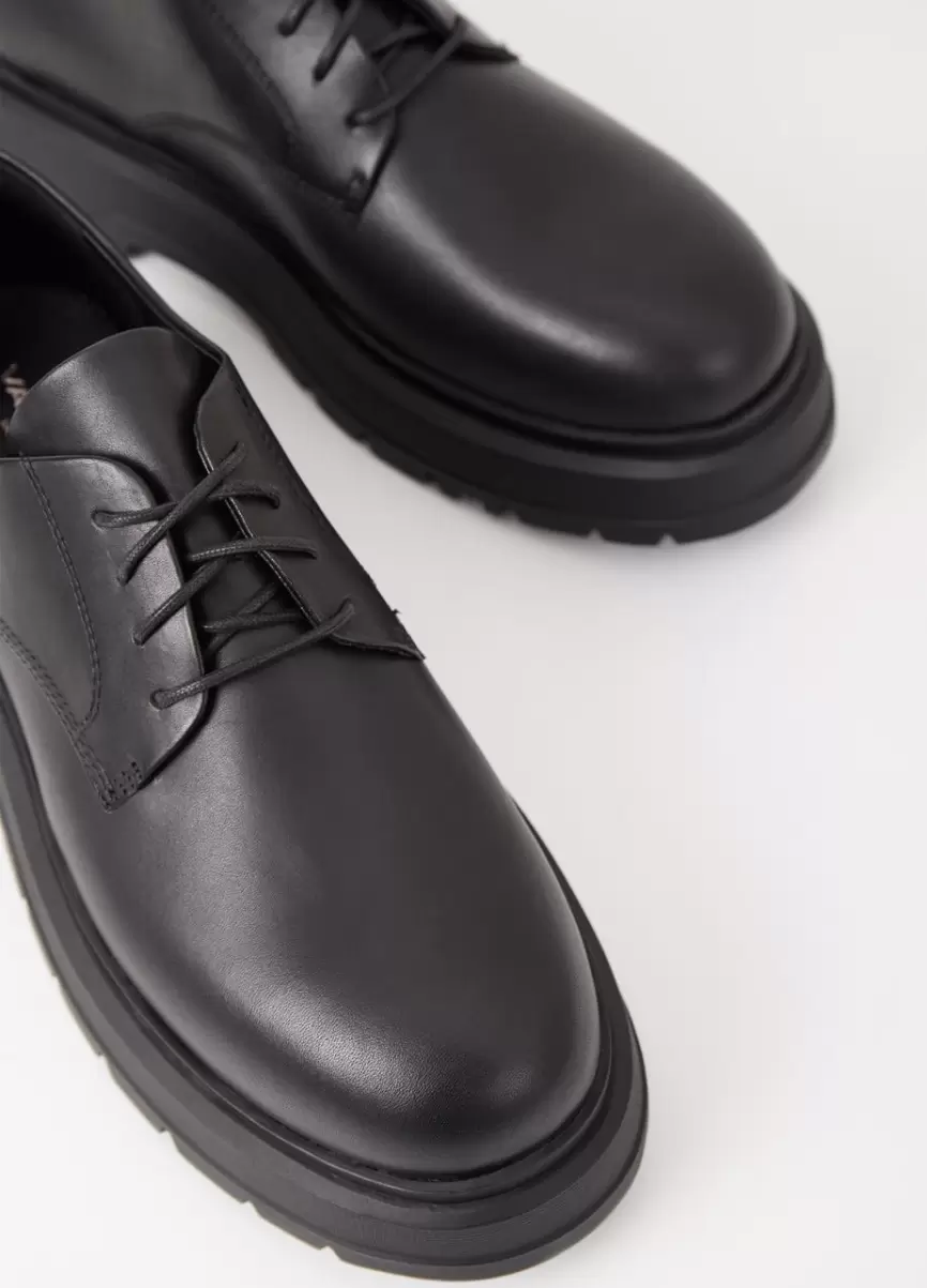 Vagabond Black Leather Recomendar Jeff Shoes Homem Sapatos - 4