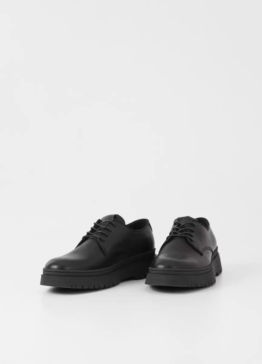 Vagabond Valor James Shoes Black Leather Homem Sapatos - 2