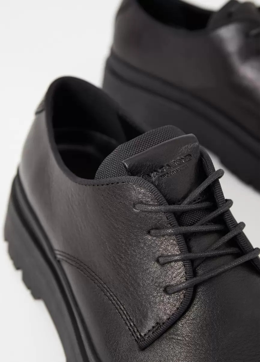 Vagabond Valor James Shoes Black Leather Homem Sapatos - 4