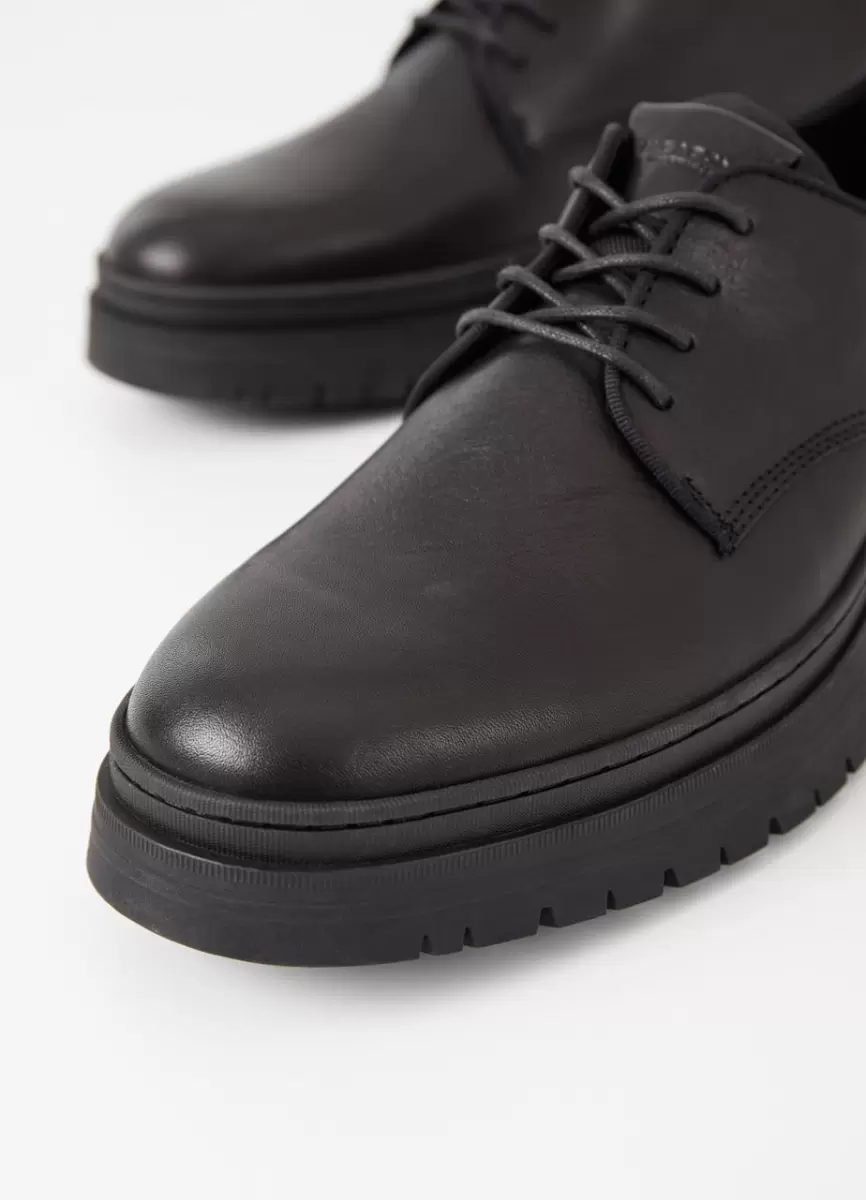 Vagabond Valor James Shoes Black Leather Homem Sapatos