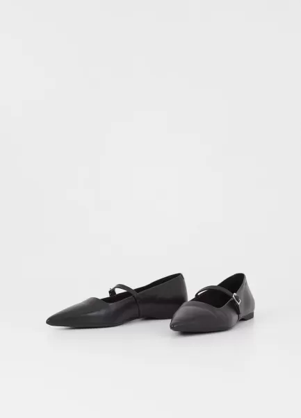 Vagabond Fornecimento Mary Janes Mulher Black Leather Hermine Shoes