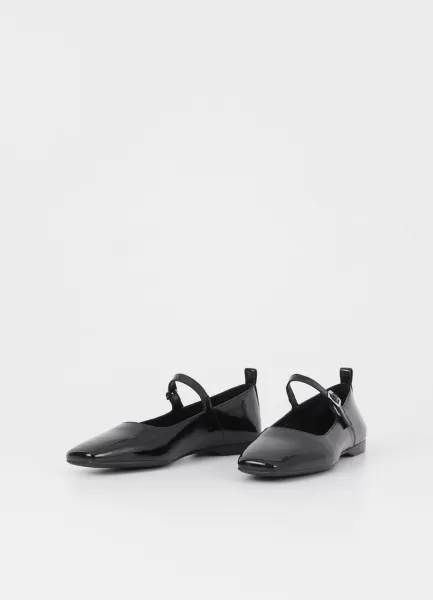 Black Patent Leather Mulher Mary Janes Vagabond Barato Delia Shoes