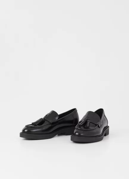 Mulher Pagamento Seguro Vagabond Loafers Alex W Loafer Black Polished Leather