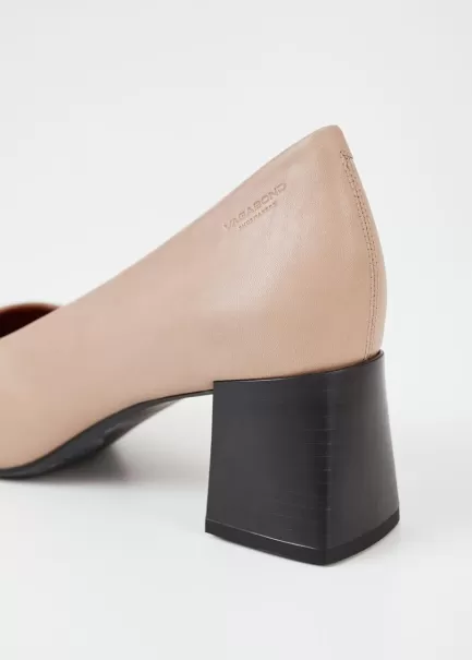 Vagabond Brown Leather Mulher Oferta Especial Altea Pumps Sapatos De Salto Alto