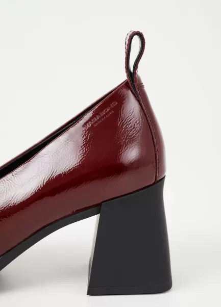 Vagabond Sapatos De Salto Alto Red Patent Leather Mulher Promoção Hedda Pumps