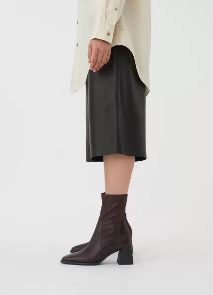 Brown Leather/Comb Vagabond Botas Mulher Hedda Boots Personalização