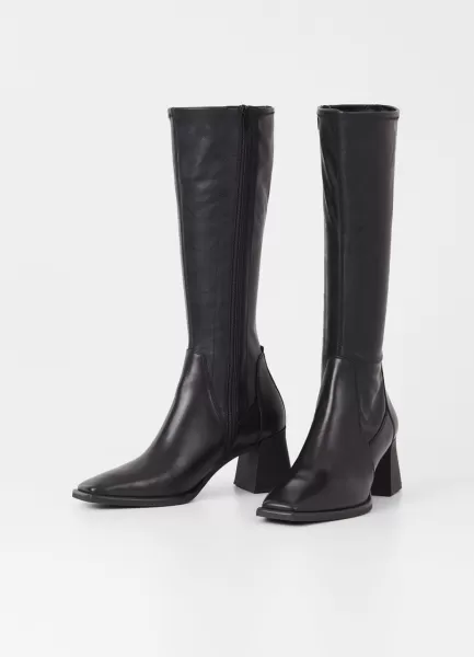 Black Leather/Comb Recomendar Hedda Tall Boots Mulher Botas Vagabond